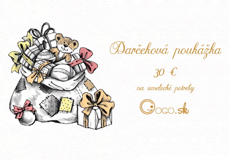 Darčeková poukážka 30 EUR Darčeková poukážka 30 EUR