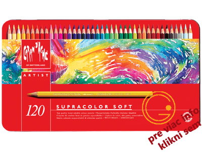 Ceruzky akvarel 120ks supracolor, Caran d Ache Ceruzky akvarel 120ks supracolor, Caran d Ache