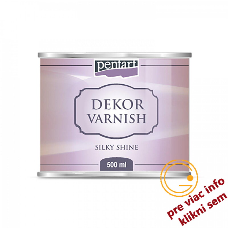 Dekor lak lesklý 500 ml, PENTART