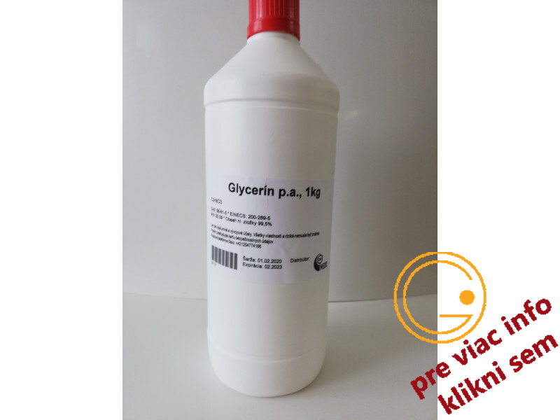 Glycerín bezvodý 99,5% (p.a.) 1kg