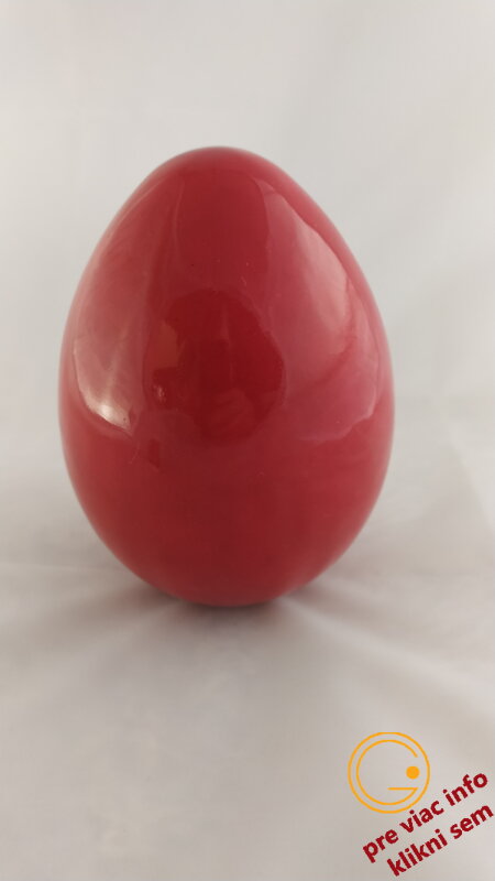 Keramické vajce červené 11cm Keramické vajce červené 11cm