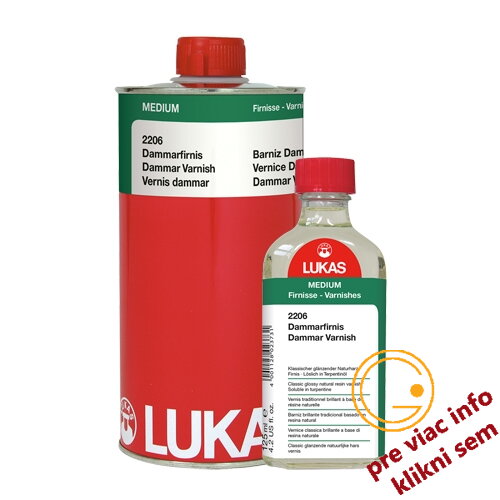 Damarový lak 125 ml, Lukas