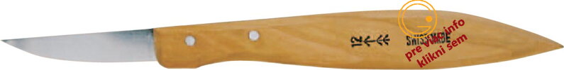 Rezbársky nôž líščí chvost k12