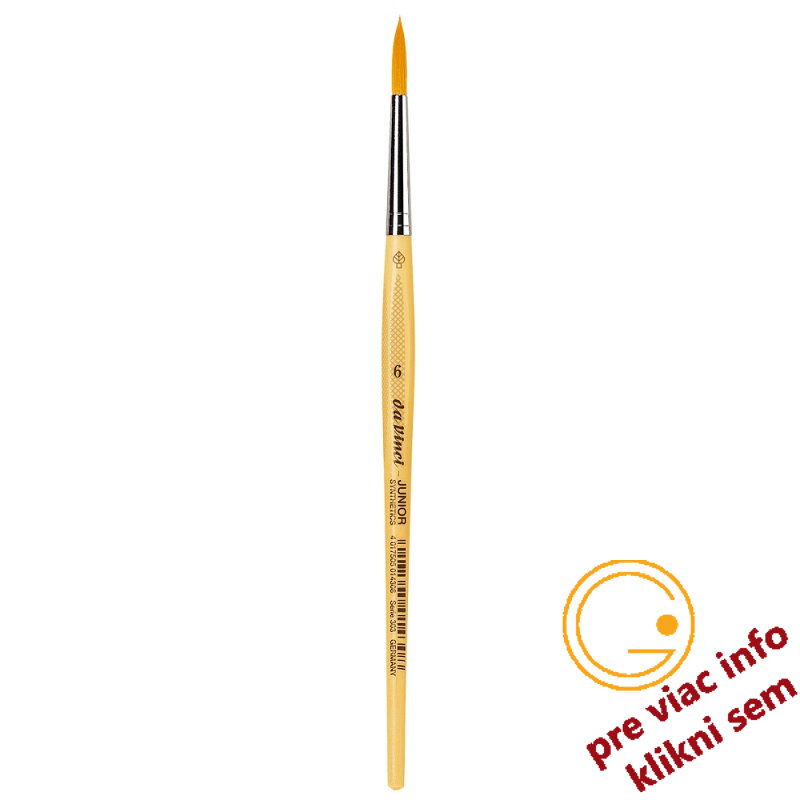 Guľatý štetec DA VINCI JUNIOR - séria 303 č.6 Guľatý štetec DA VINCI JUNIOR - séria 303 č.6