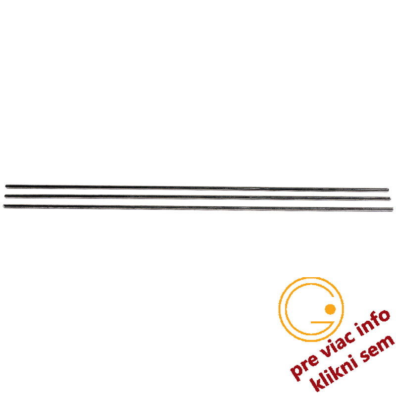 20cm tyčky na vypaľovanie korálok priemer 3mm, set 3ks 20cm tyčky na vypaľovanie korálok priemer 3mm, set 3ks