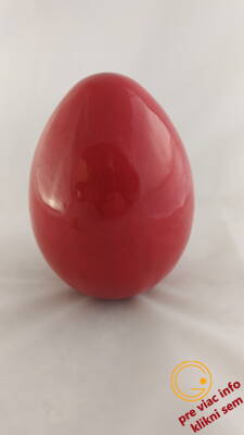 Keramické vajce červené 11cm